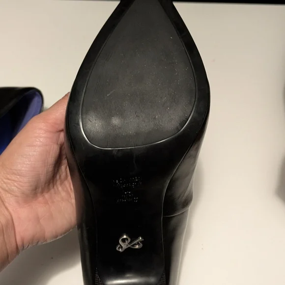 Antonia Saint Ny Shoes- comfortable Victoria Black High Heel pumps SzB10.5 - Picture 2 of 10
